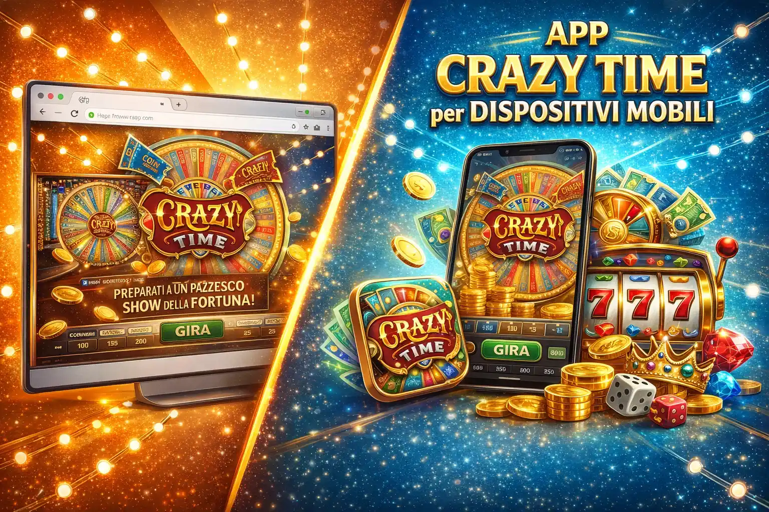 Applicazione Crazy Time